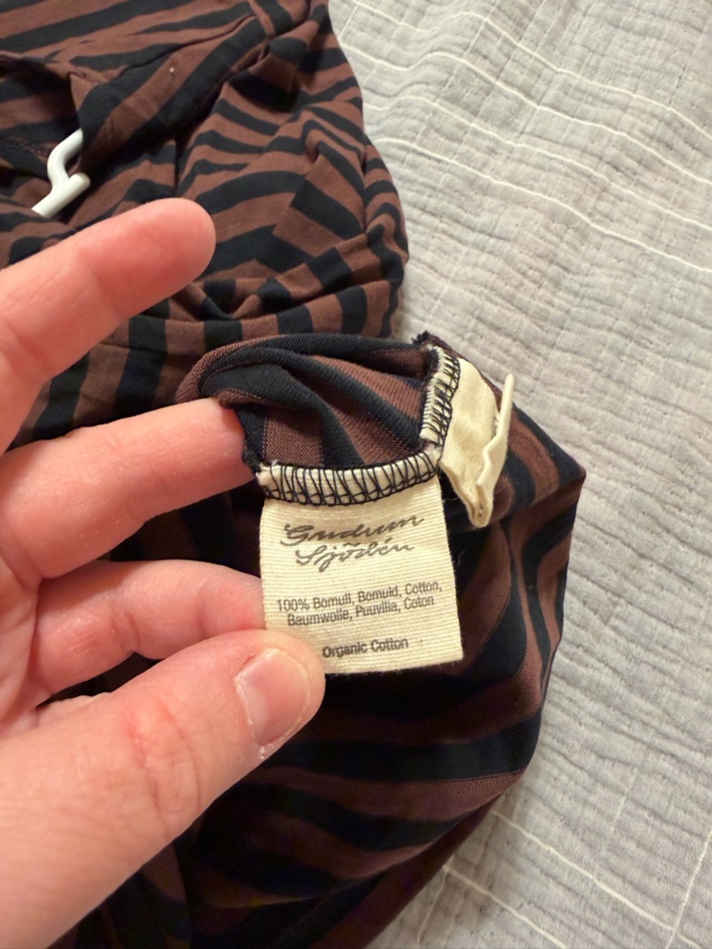 Gudrun Sjoden Essential striped top in organic cotton - Picture 3 of 3